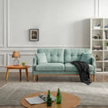 Tapicerowana sofa z wodoodpornym materiałem i portem USB do ładowania