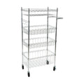 Organize It All 4 Tier Utility Cart - 23.62 x 17.78 x 47.24