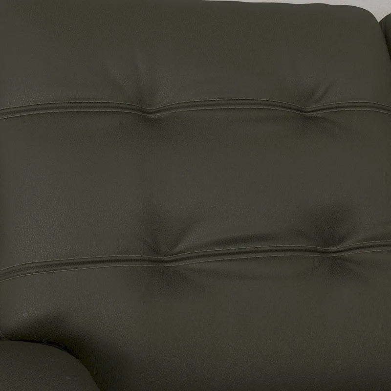 Rozkładana sofa ze skóry licowej z elektrycznymi zagłówkami i funkcją Zero Gravity